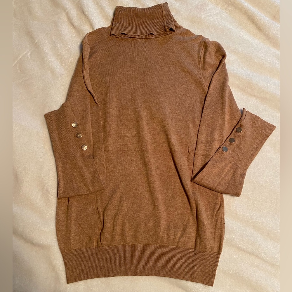 ZARA camel turtleneck